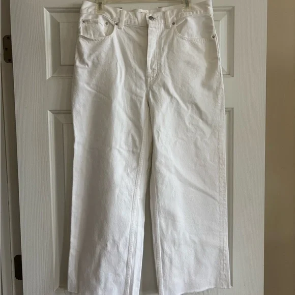 Madewell Low-Slung Baggy Crop Jeans NWOT - Picture 3 of 8